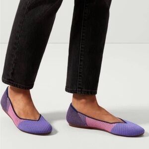 Rothy’s | The Flat | Metallic Lilac | Size 7